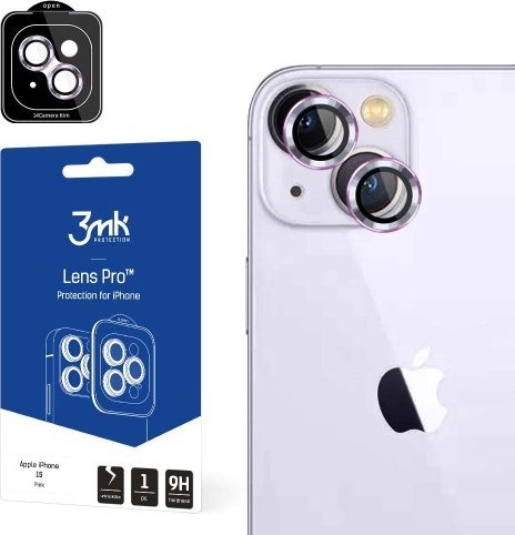 3MK Ochrona na obiektyw aparatu z ramka montazowa Lens Protection Pro iPhone 15 Plus 6.7'' rozowy/pink 3M005229 (5903108529884) aizsardzība ekrānam mobilajiem telefoniem 3MK Ochrona na obiektyw aparatu z ramka montazowa Lens Protection Pro iPhone 15 Plus 6.7'' rozowy/pink 3M005229 (5903108529884) aizsardzība ekrānam mobilajiem telefoniem