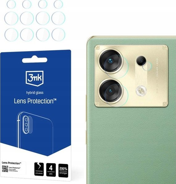 3MK Szklo hybrydowe na obiektyw aparatu 3MK Lens Protect Infinix Zero 30 5G [4 PACK] 3MK5563 (5903108547512) aizsardzība ekrānam mobilajiem telefoniem
