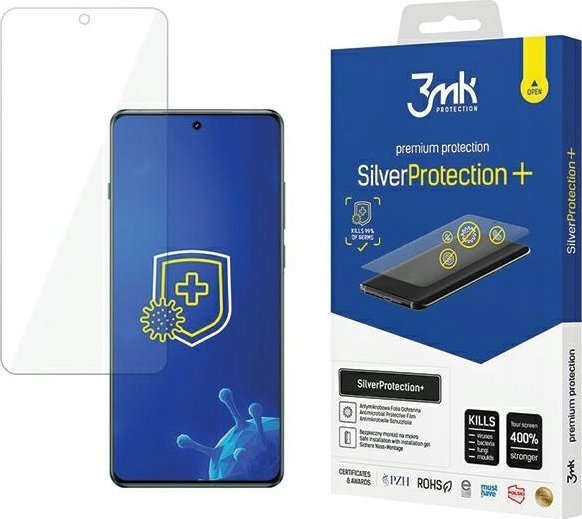 3MK 3MK SilverProtect+ Oneplus Ace 3 Folia Antymikrobowa montowana na mokro 3MK5708 (5903108554145) aizsardzība ekrānam mobilajiem telefoniem 3MK 3MK SilverProtect+ Oneplus Ace 3 Folia Antymikrobowa montowana na mokro 3MK5708 (5903108554145) aizsardzība ekrānam mobilajiem telefoniem