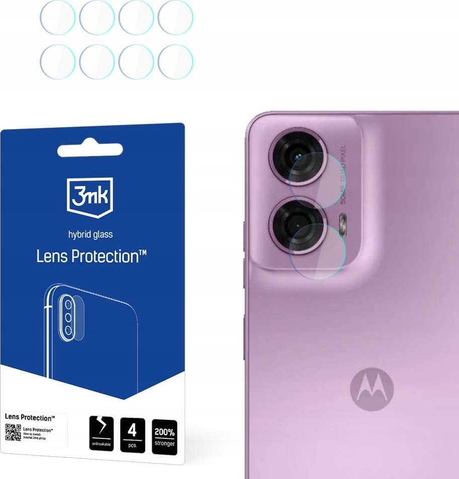 3MK 3MK Lens Protect Motorola Moto G24 Ochrona na obiektyw aparatu 4szt 3MK5765 (5903108556545) aizsardzība ekrānam mobilajiem telefoniem 3MK 3MK Lens Protect Motorola Moto G24 Ochrona na obiektyw aparatu 4szt 3MK5765 (5903108556545) aizsardzība ekrānam mobilajiem telefoniem