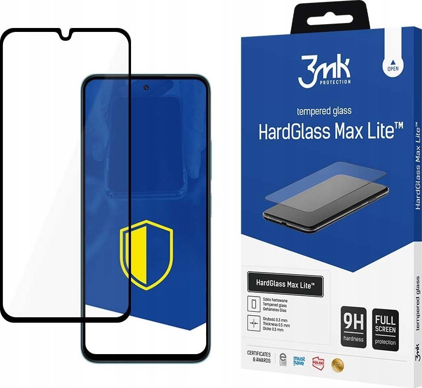 3MK 3MK HardGlass Max Lite Poco M6 5G czarny/black Fullscreen Glass Lite 3MK5792 (5903108559966) aizsardzība ekrānam mobilajiem telefoniem 3MK 3MK HardGlass Max Lite Poco M6 5G czarny/black Fullscreen Glass Lite 3MK5792 (5903108559966) aizsardzība ekrānam mobilajiem telefoniem
