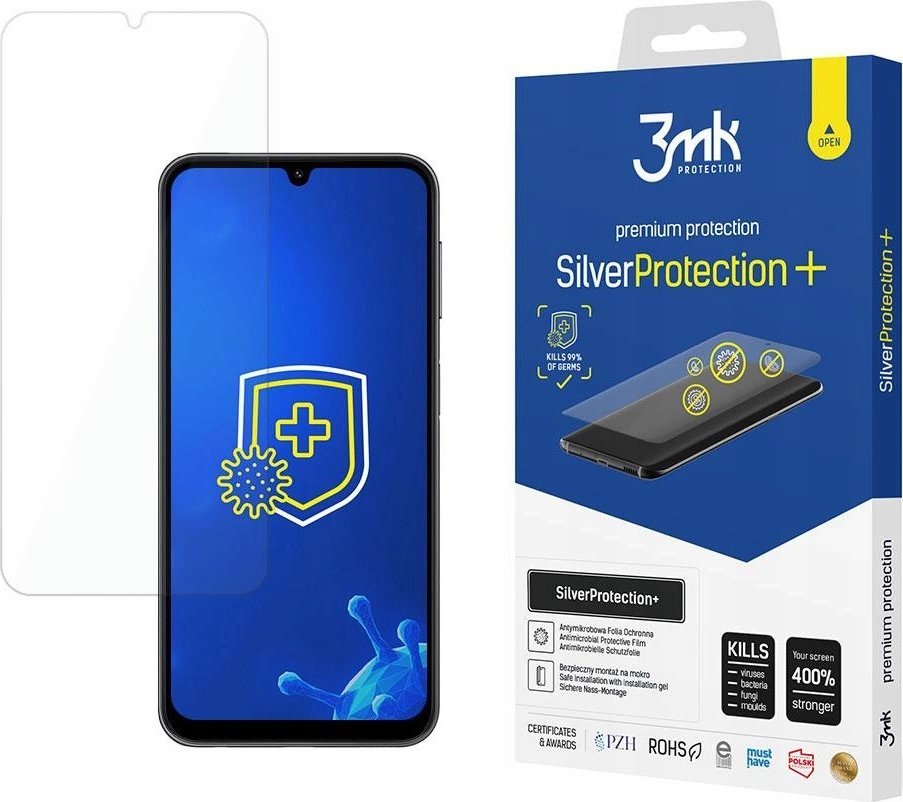 3MK 3MK SilverProtect+ Sam A25 5G Folia Antymikrobowa montowana na mokro 3M005670 (5903108547840) aizsardzība ekrānam mobilajiem telefoniem