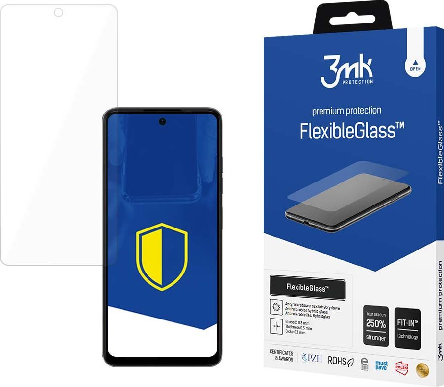 3MK FlexibleGlass do Tecno Spark 20C 13772310 (5903108558808) aizsardzība ekrānam mobilajiem telefoniem 3MK FlexibleGlass do Tecno Spark 20C 13772310 (5903108558808) aizsardzība ekrānam mobilajiem telefoniem