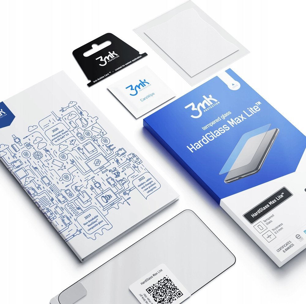 3MK 3mk HardGlass Max Lite Black do Google Pixel 9 5903108593854 (5903108593854) aizsardzība ekrānam mobilajiem telefoniem