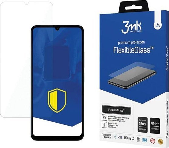3MK FlexibleGlass do Xiaomi Redmi 13C 14268882 (5903108546645) aizsardzība ekrānam mobilajiem telefoniem 3MK FlexibleGlass do Xiaomi Redmi 13C 14268882 (5903108546645) aizsardzība ekrānam mobilajiem telefoniem