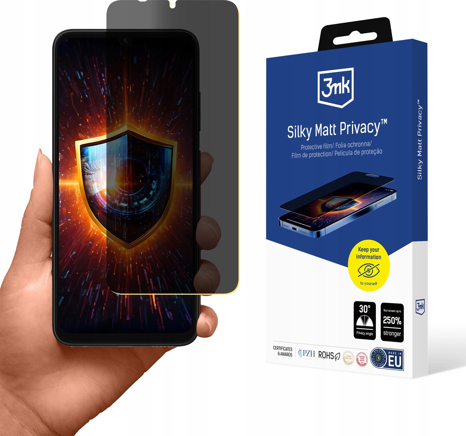 3MK 3mk Silky Matt Privacy pro Samsung Galaxy A05s 5903108571999 (5903108571999) aizsardzība ekrānam mobilajiem telefoniem 3MK 3mk Silky Matt Privacy pro Samsung Galaxy A05s 5903108571999 (5903108571999) aizsardzība ekrānam mobilajiem telefoniem