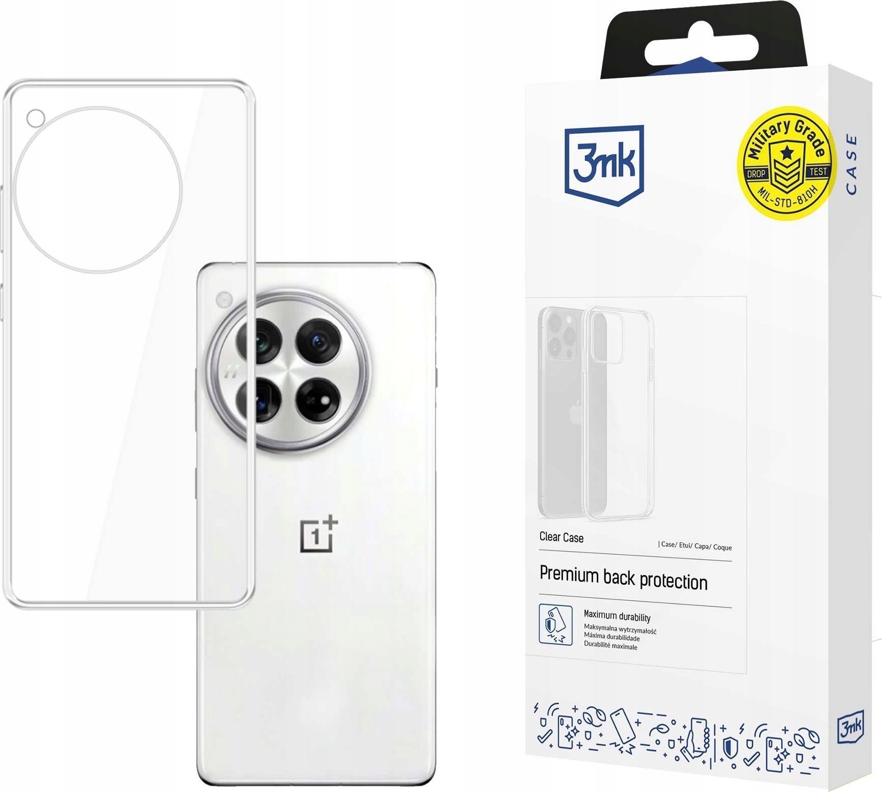 3mk Clear Case do OnePlus 13 maciņš, apvalks mobilajam telefonam