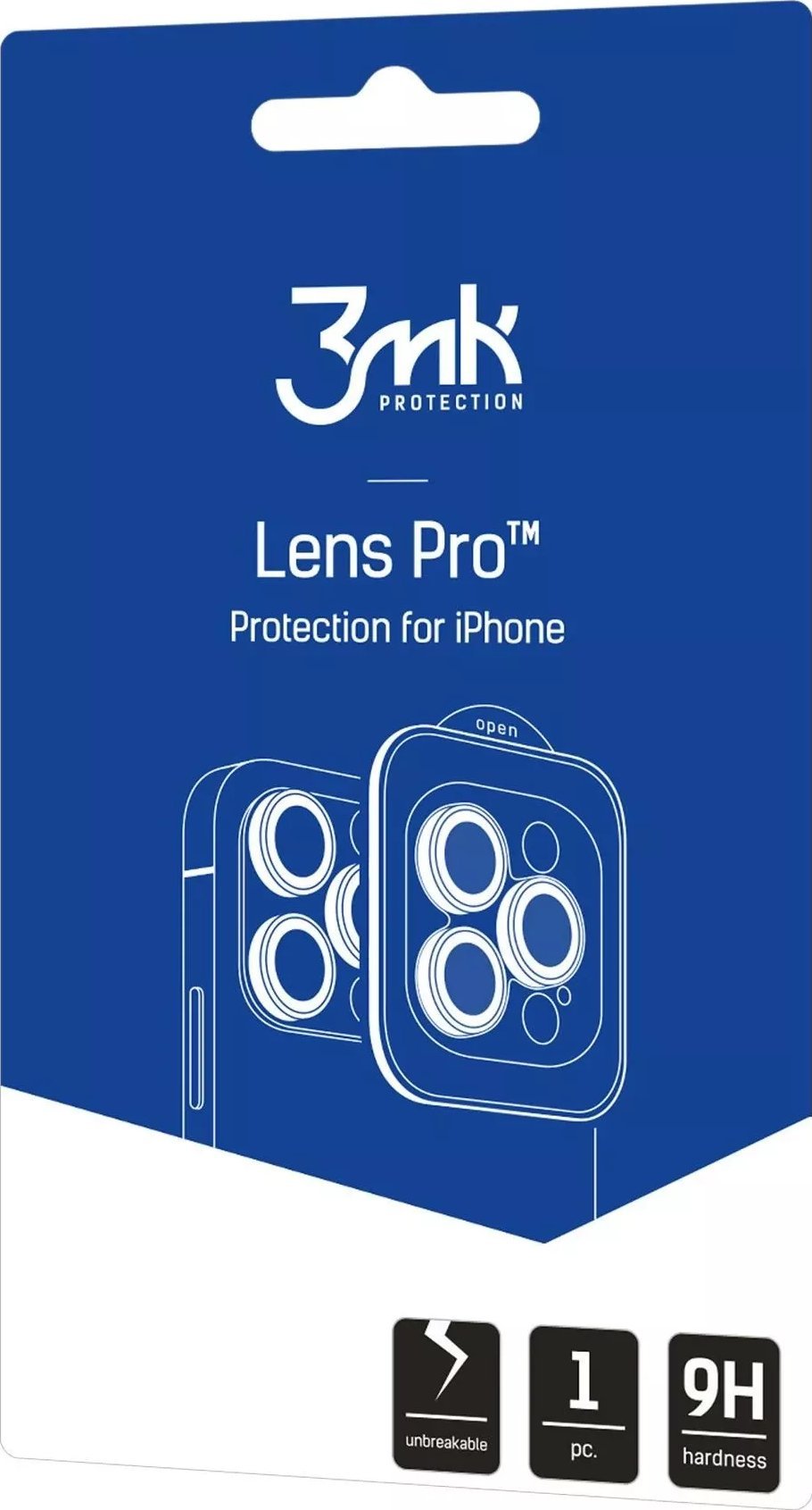 3MK Szklo Hartowane na Obiektyw Aparatu do iPhone 16e Lens Protection Pro 14729219 (5903108637107) aizsardzība ekrānam mobilajiem telefoniem