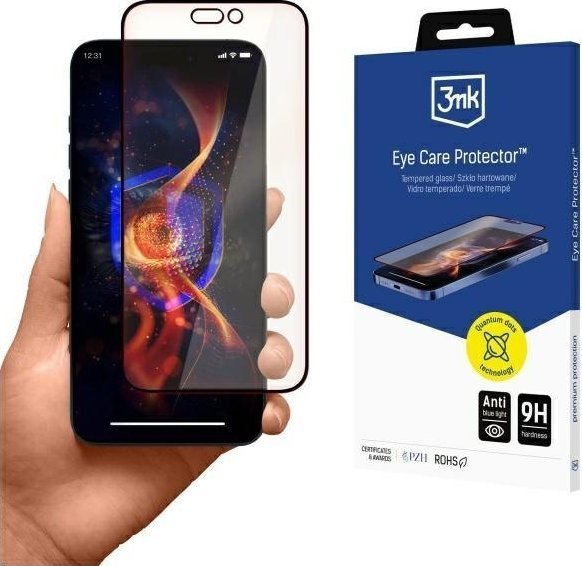 3MK 3MK EyeCare Protector iPhone 16 Pro Max 6.9'' 14745772 (5903108587273) aizsardzība ekrānam mobilajiem telefoniem 3MK 3MK EyeCare Protector iPhone 16 Pro Max 6.9'' 14745772 (5903108587273) aizsardzība ekrānam mobilajiem telefoniem