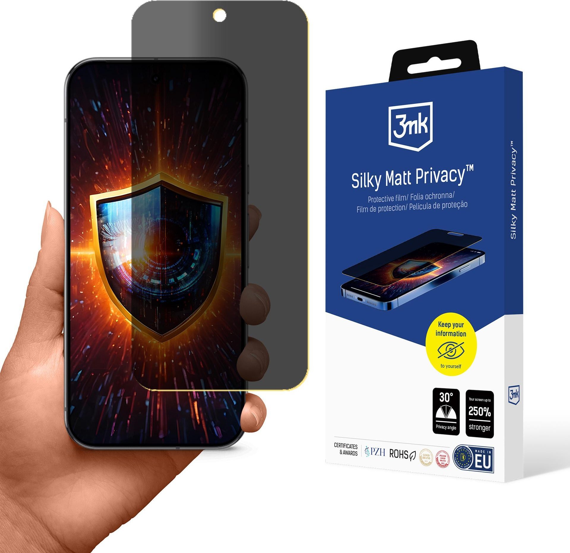 3MK Google Pixel 9 Pro - 3mk Silky Matt Priv acy 5903108631341 (5903108631341) aizsardzība ekrānam mobilajiem telefoniem 3MK Google Pixel 9 Pro - 3mk Silky Matt Priv acy 5903108631341 (5903108631341) aizsardzība ekrānam mobilajiem telefoniem