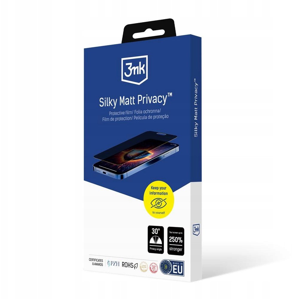 3MK Oppo Reno 14 Pro - 3mk Silky Matt Privacy 15290096 (5903108667630) aizsardzība ekrānam mobilajiem telefoniem 3MK Oppo Reno 14 Pro - 3mk Silky Matt Privacy 15290096 (5903108667630) aizsardzība ekrānam mobilajiem telefoniem