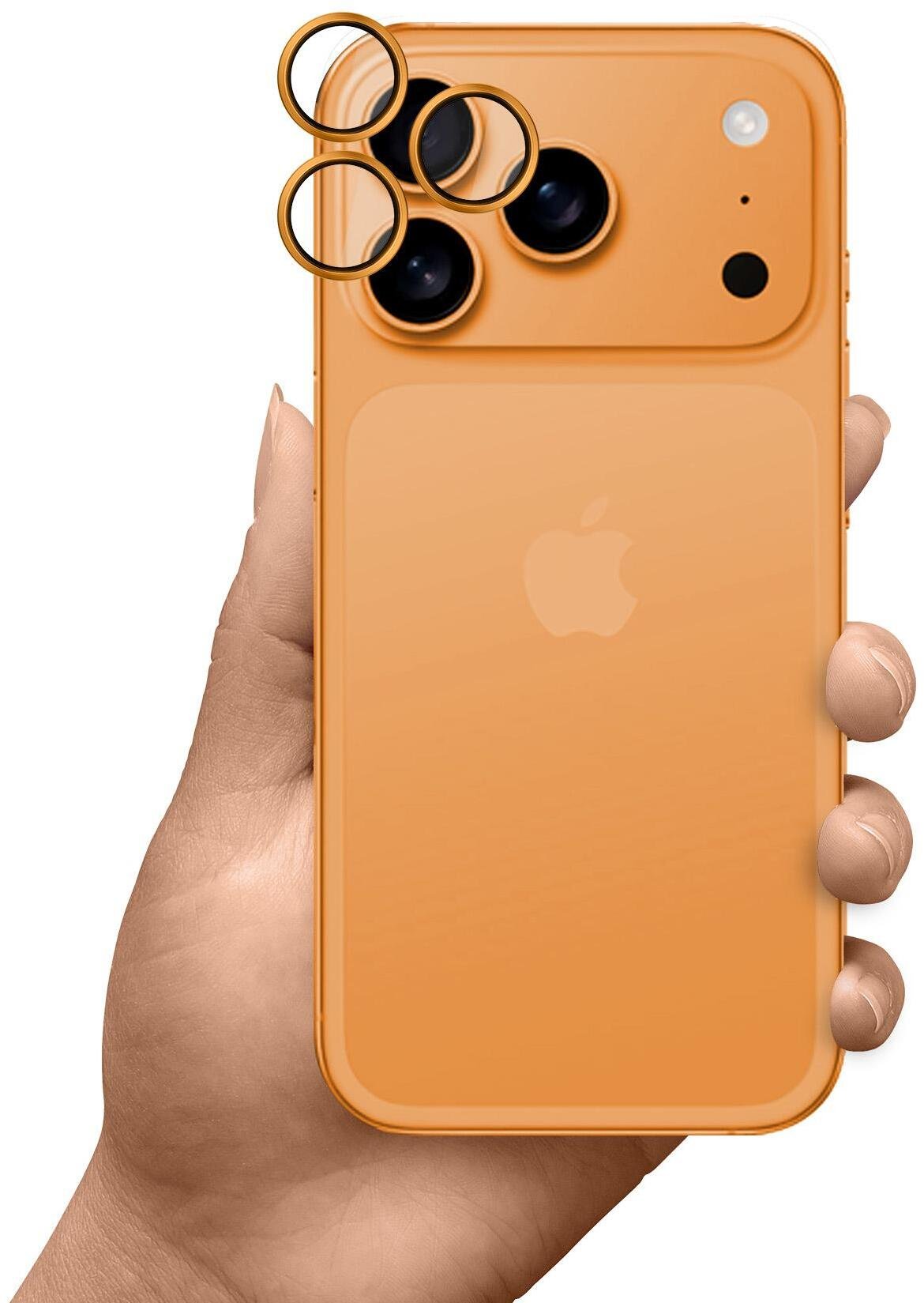 3MK 3mk HARDY Lens Protection Pro pro Apple iPhone 17 Pro /17 Pro Max Orange 5903108670081 (5903108670081) aizsardzība ekrānam mobilajiem telefoniem