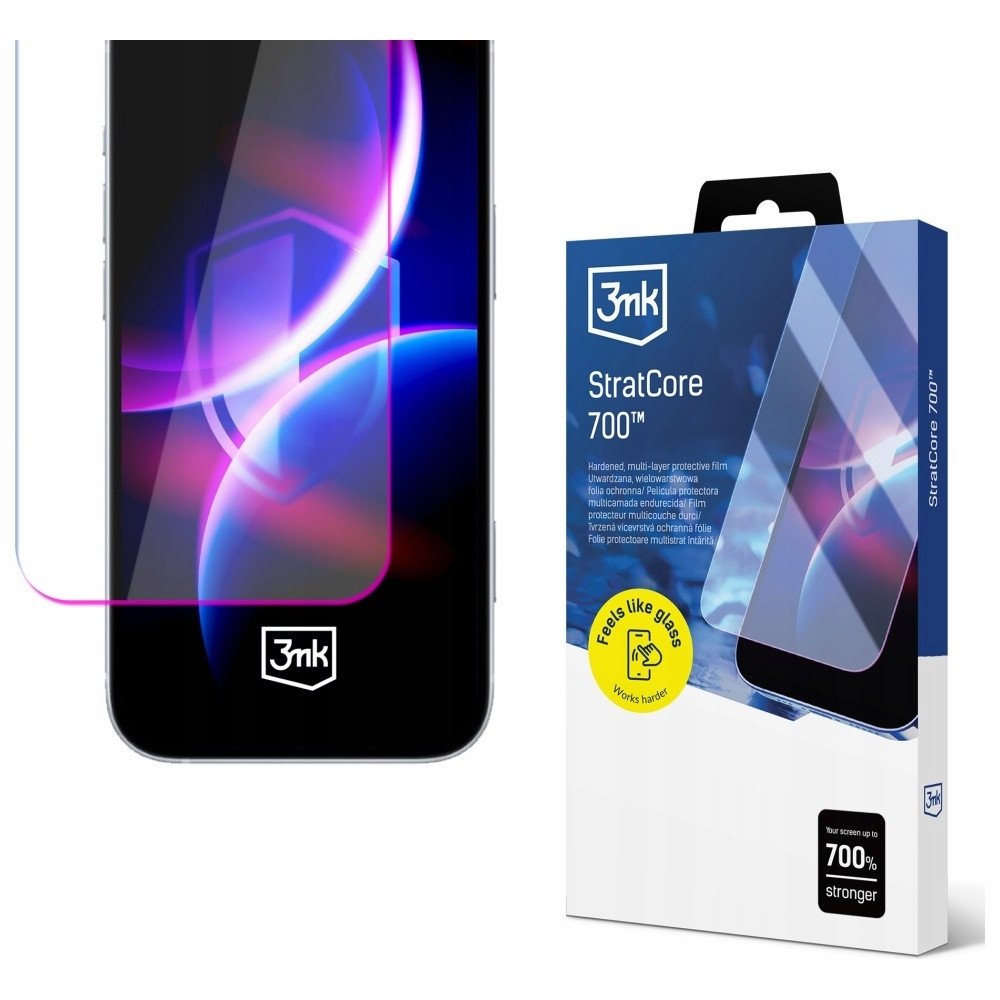 3MK Folia wielowarstwowa 3MK StratCore700 do Apple iPhone 14 Pro 15495700 (5903108683449) aizsardzība ekrānam mobilajiem telefoniem 3MK Folia wielowarstwowa 3MK StratCore700 do Apple iPhone 14 Pro 15495700 (5903108683449) aizsardzība ekrānam mobilajiem telefoniem
