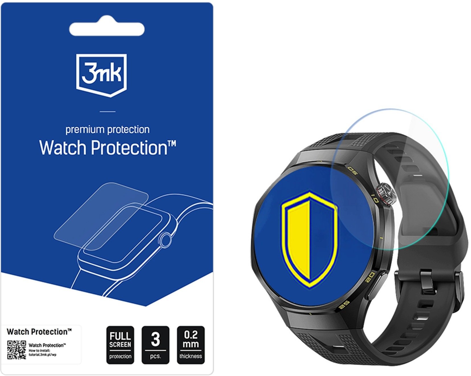 3mk Szklo hybrydowe Watch Protection FlexibleGlass