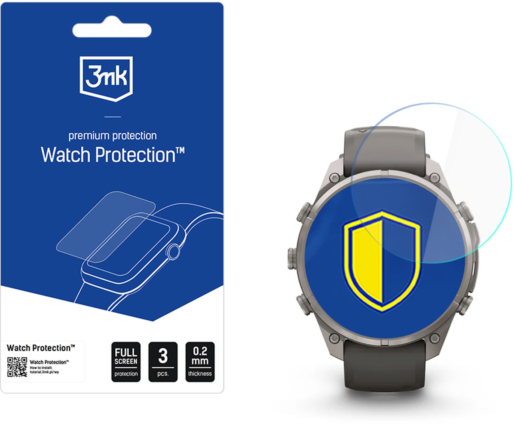 3mk Szklo hybrydowe FlexibleGlass Watch do
