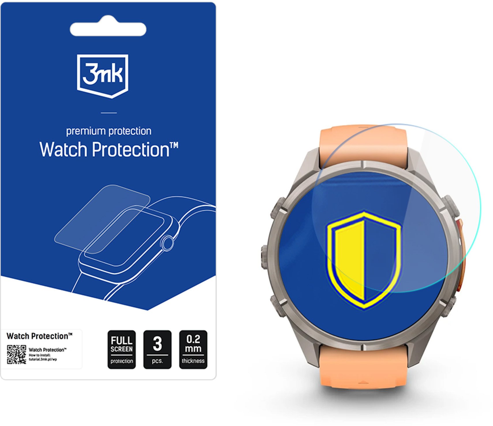 3mk Szklo hybrydowe FlexibleGlass Watch do