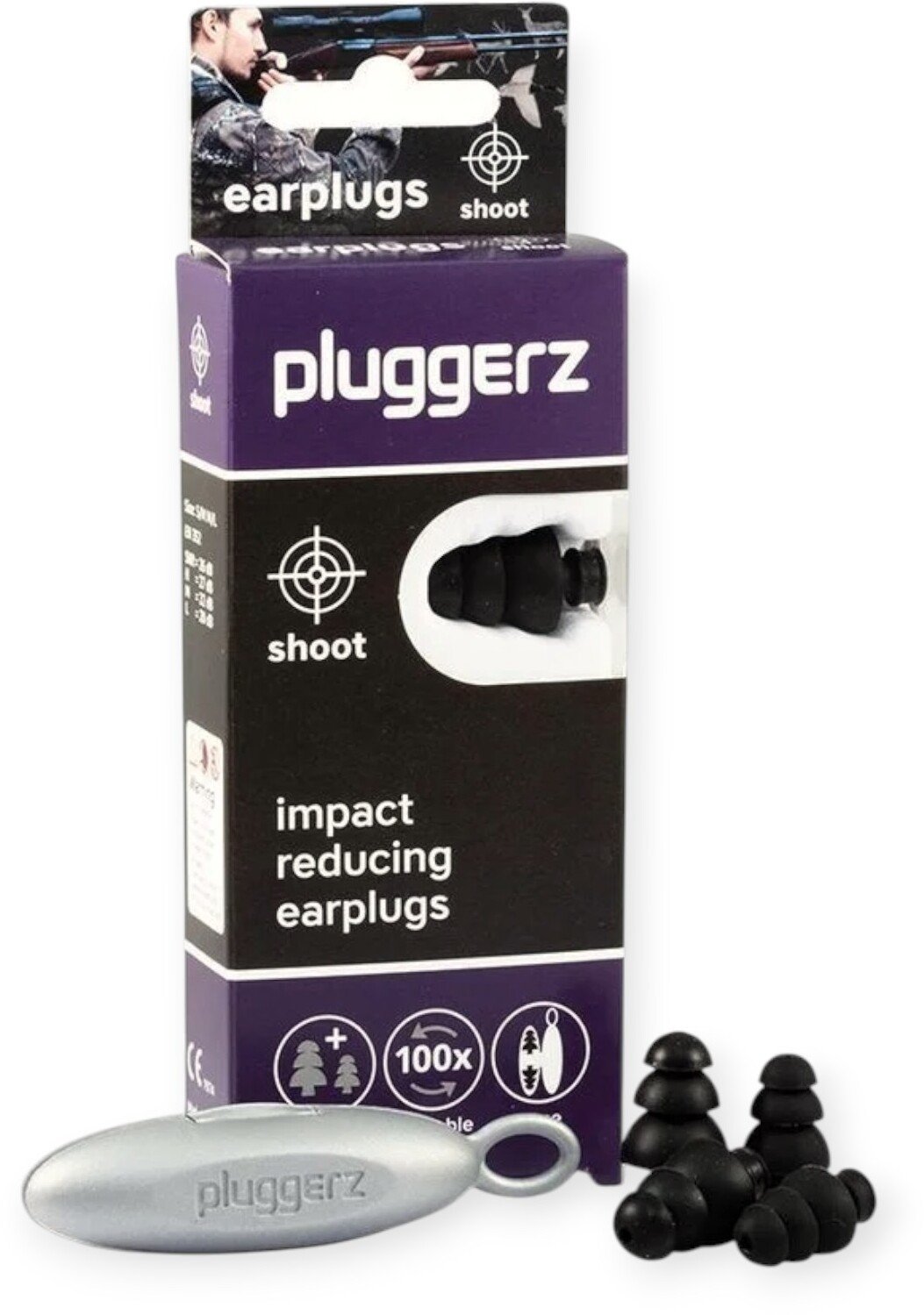 3mtm Pluggerz Shot Earplugs 4 pcs