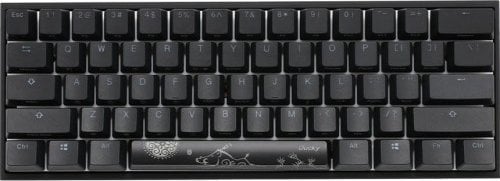Ducky Mecha Mini Gaming Keyboard, MX-Brown, RGB-LED - black (QWERTZ - vācu izkārtojums) klaviatūra