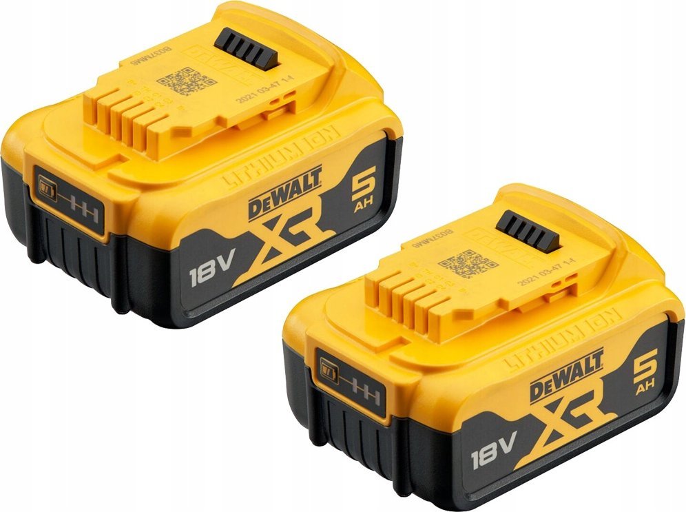 DeWalt DCB184P2-XJ 18V 5Ah Battery Set