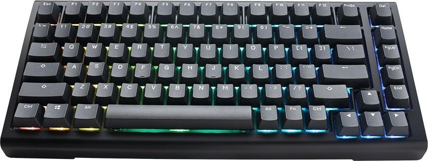 Ducky Tinker 75 Gaming-Tastatur, RGB - MX-Blue (ISO-DE) klaviatūra
