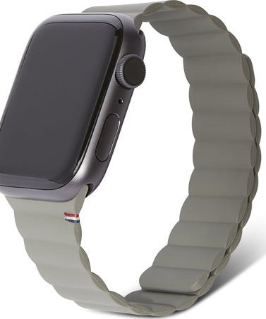 Decoded Silicon Magnet Traction Strap LITE 38/40/41mm Olive Viedais pulkstenis, smartwatch