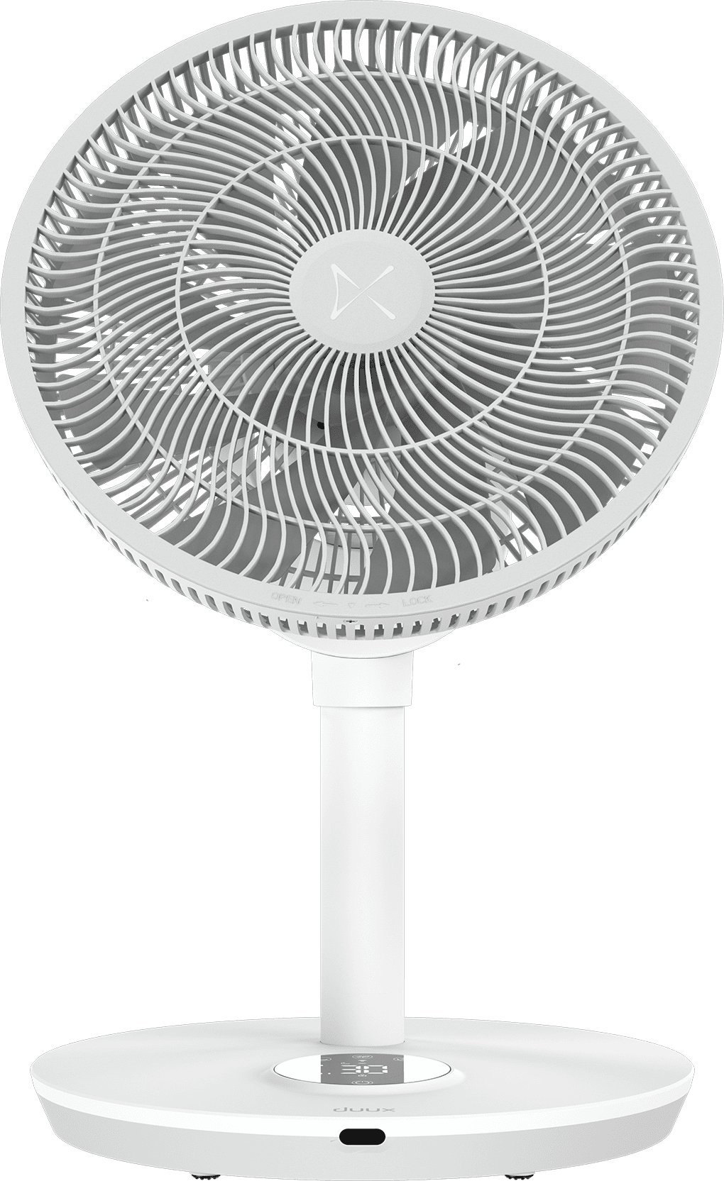 Duux Fan | Whisper Flex 2 | Stand Fan | White | Diameter 34 cm | Number of speeds 30 | Oscillation | 2-21.5 W | Remote control 8716164987379 Klimata iekārta