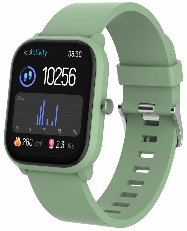 Smartwatch Denver Denver SWK-120GN, 4.45 cm (1.75''), IPS, Touchscreen 116111000940 (5706751082214) Viedais pulkstenis, smartwatch Smartwatch Denver Denver SWK-120GN, 4.45 cm (1.75''), IPS, Touchscreen 116111000940 (5706751082214) Viedais pulkstenis, smartwatch