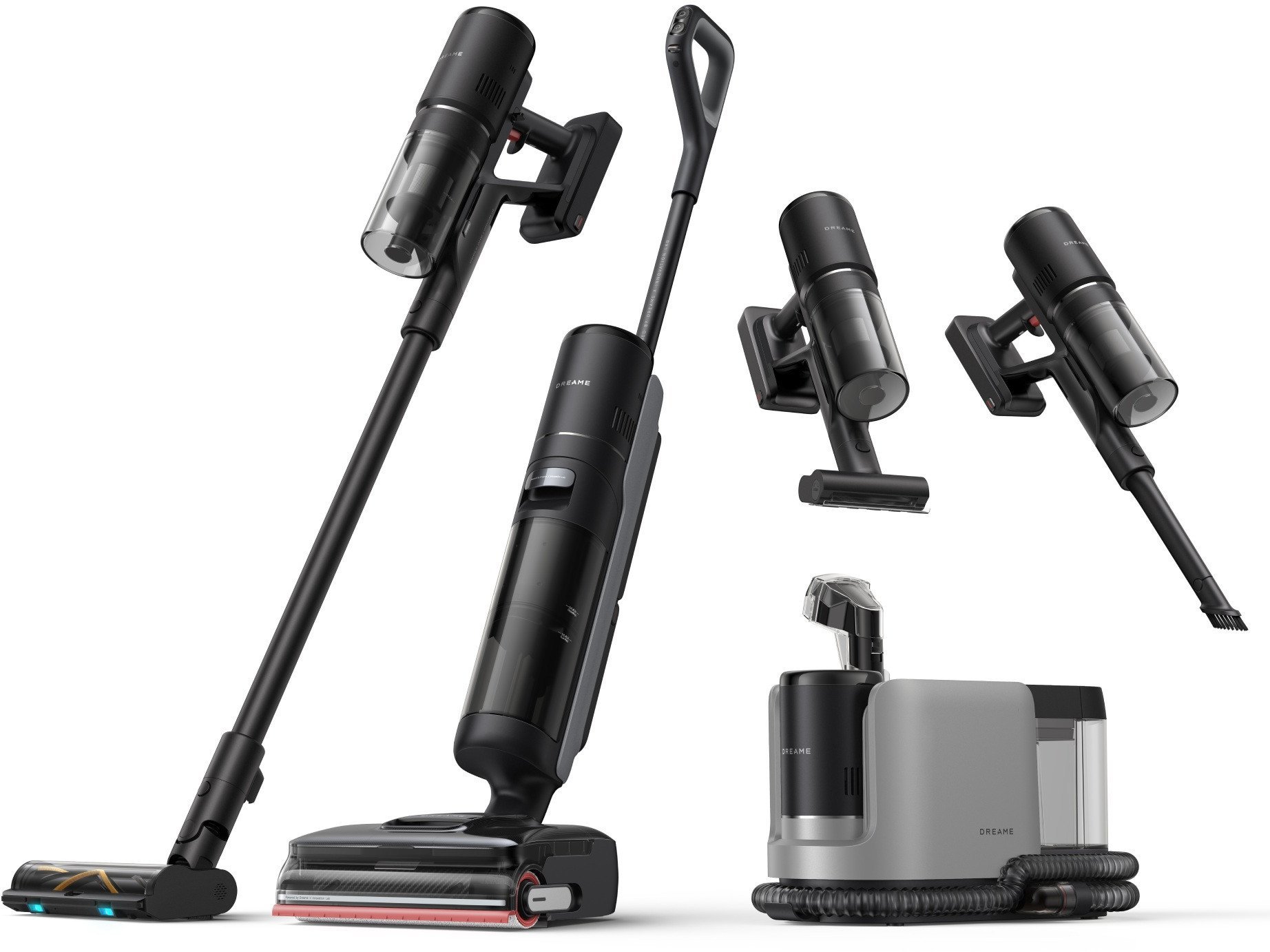 Dreame H15 Mix 2-in-1 stick vacuum Battery Dry&wet Bagless 400 W Black 5 Ah 6978515250514 Putekļu sūcējs