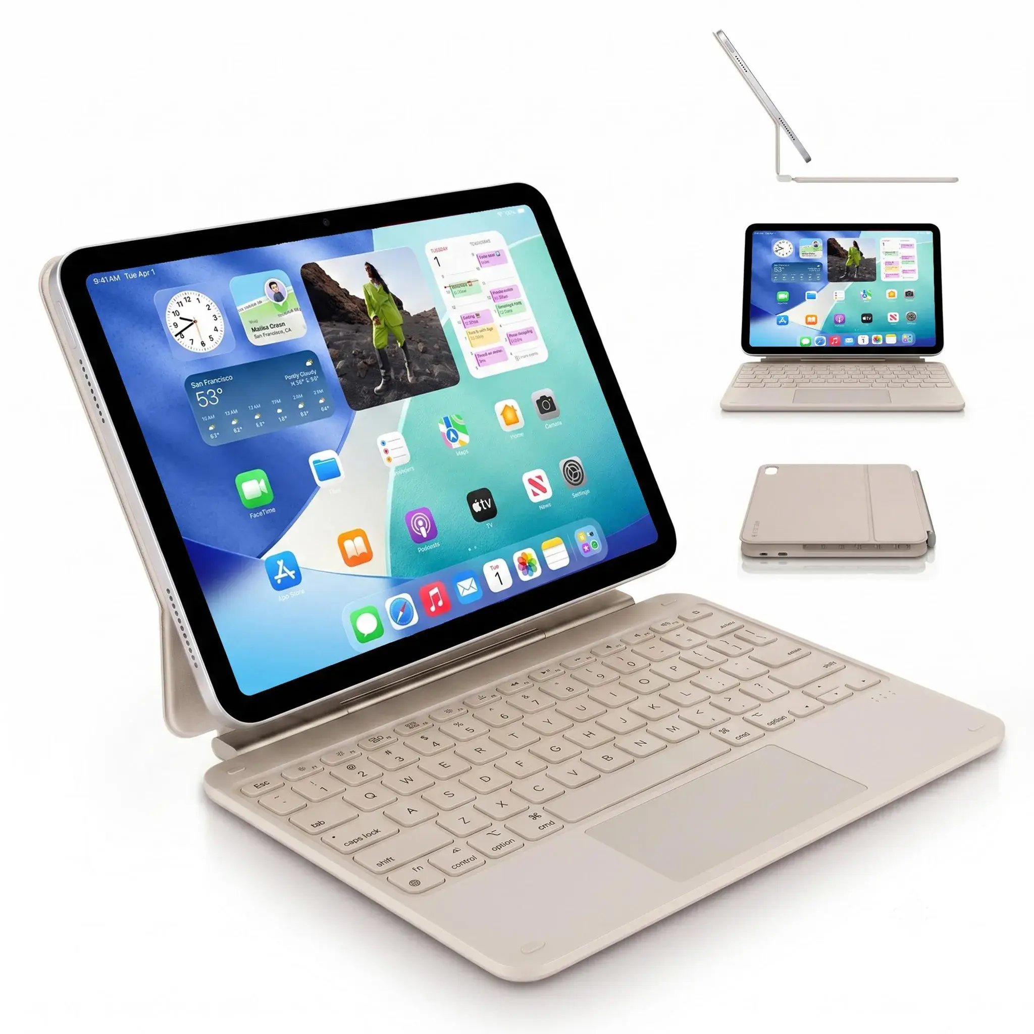 Decoded Magnetic keyboard with trackpad -