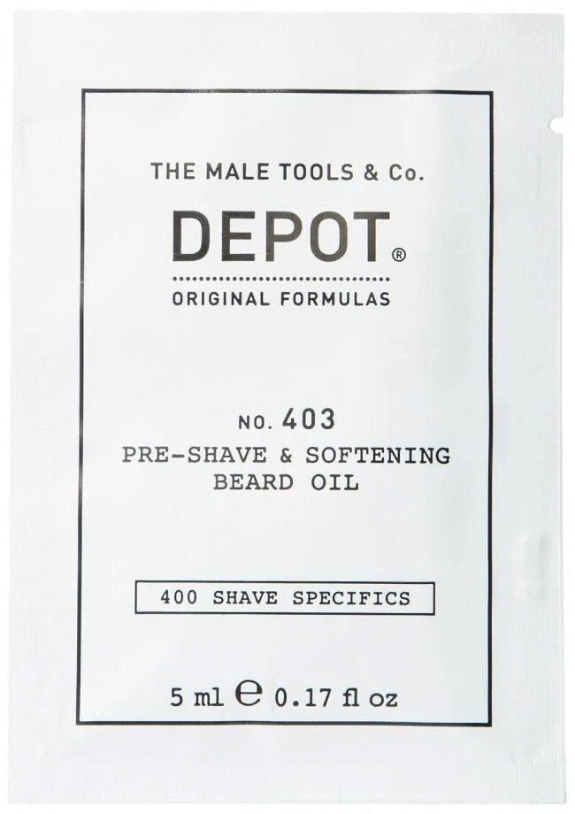 Depot Pre-Shaving Oil 400 Shave Specifics