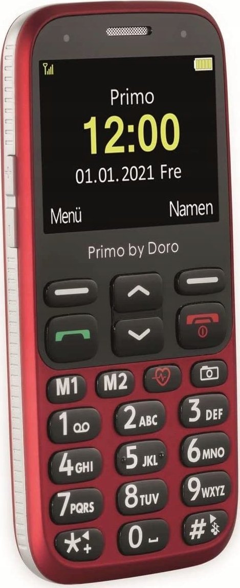 Doro Primo 368, Cell Phone (Red) Mobilais Telefons