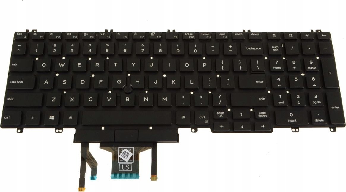 Dell Keyboard 102Keys BL US-English 5706998969156