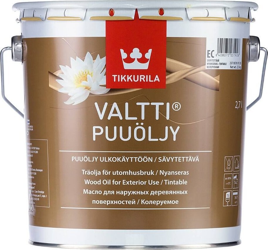 Tikkurila OIL FOR WOOD VALTTI PUUOLJU