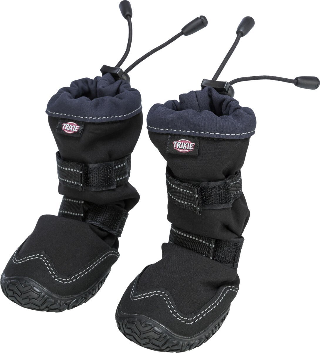 Trixie Walker Active Long, shoes, for dogs, S, black, 2 pcs/pack