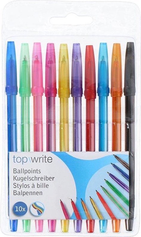 Topwrite Topwrite - Zestaw dlugopisow kulkowych