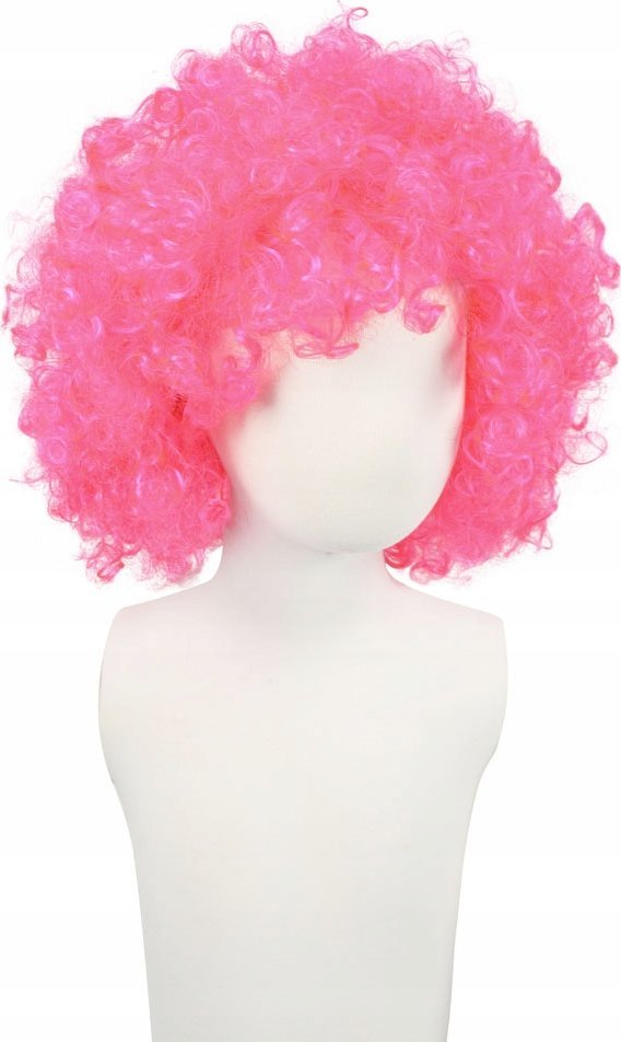 Teka Peruka afro XXL rozowa 591309