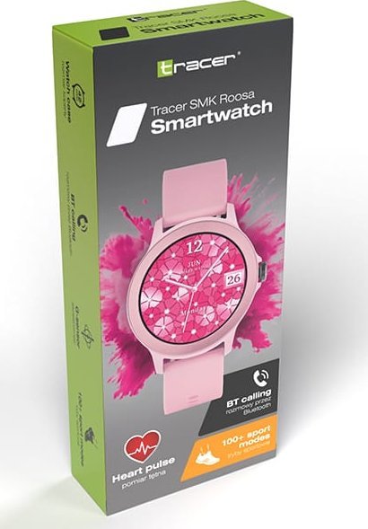 Smartwatch Tracer SMK Roosa Rozowy  (TRAFON47483) TRAFON47483 (5907512874288) Viedais pulkstenis, smartwatch