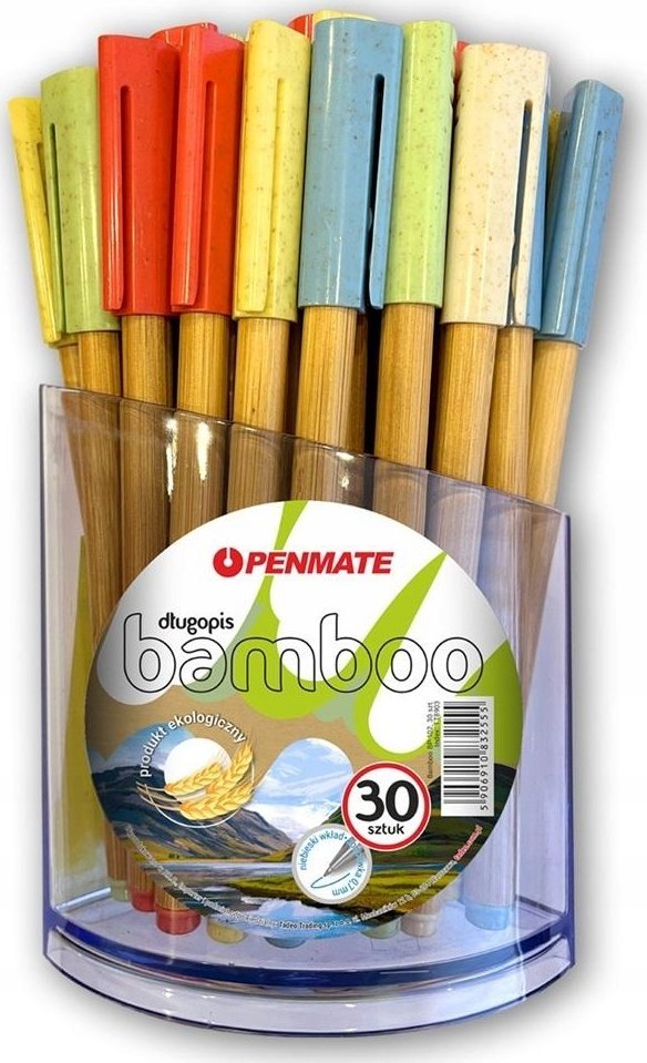 Teka Dlugopis Bamboo* BP-102 mix (30szt)