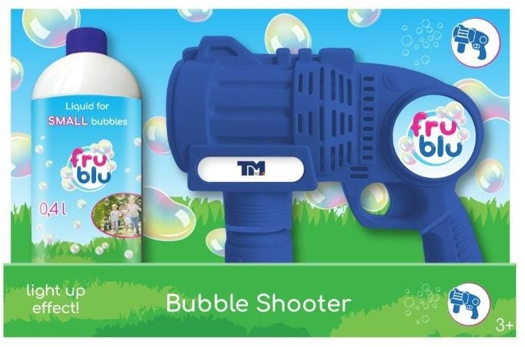 Set Bubbles Fru Blu Shooter + bubble liquid 0,4l