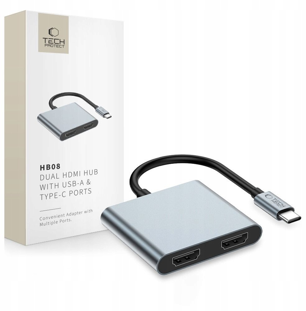 HUB USB Tech-Protect Adapter Tech-Protect HB08