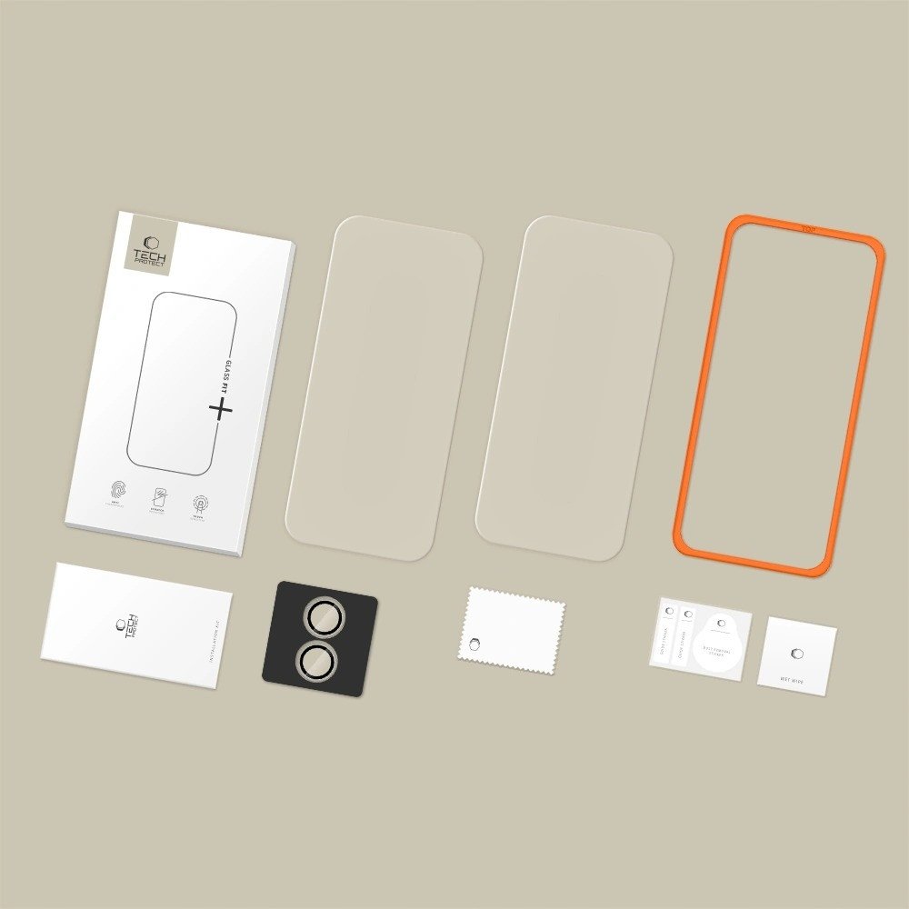 Tech-Protect Szklo hartowane Tech-protect Easy Set+ do Apple iPhone 17 Clear [3 PACK] THP4542 (5906302319268) aizsardzība ekrānam mobilajiem telefoniem