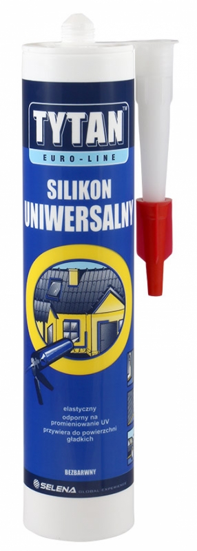 Tytan Tytan Silikon Euro-Line uniwersalny bialy