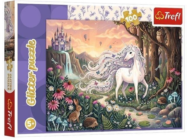 Trefl PUZZLE 100 Glitter Teczowy blask