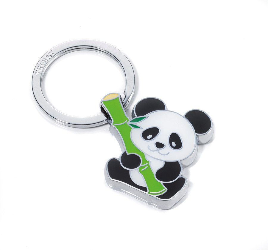 Troika Brelok Bamboo Panda  emaliowany metal