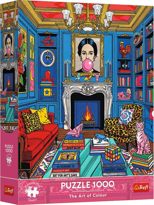 Trefl Puzzle 1000 PremPlus TheArtOfCol.Domowa