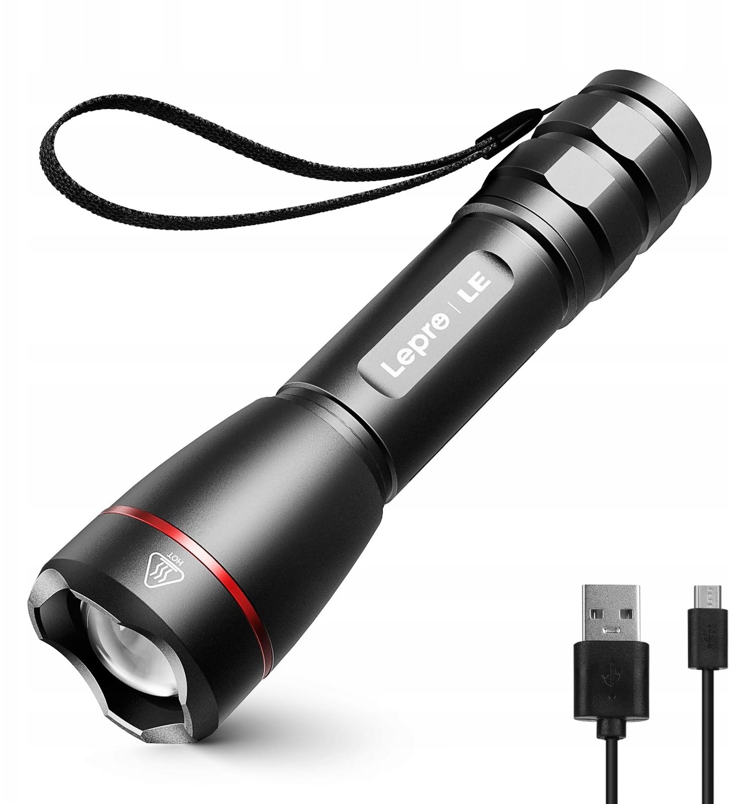 Latarka TOGO LEPRO 1000lm USB (120024)