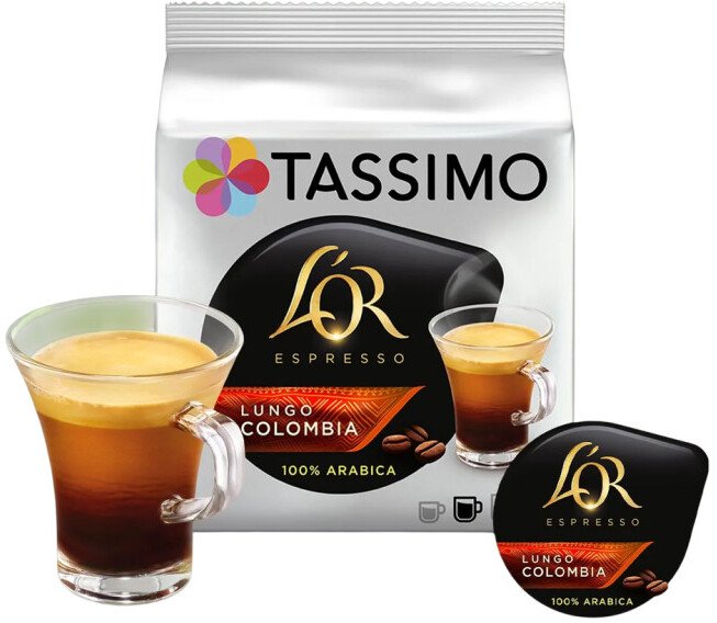Tassimo Kapsulki L`OR Lungo Colombia 16