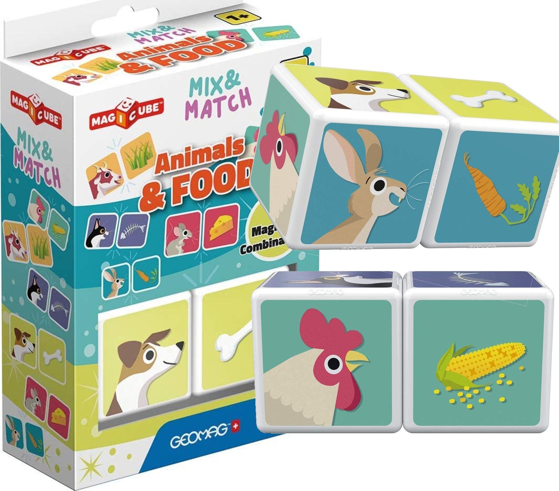 Trefl GEOMAG MagiCube Mix  Match Pokarm