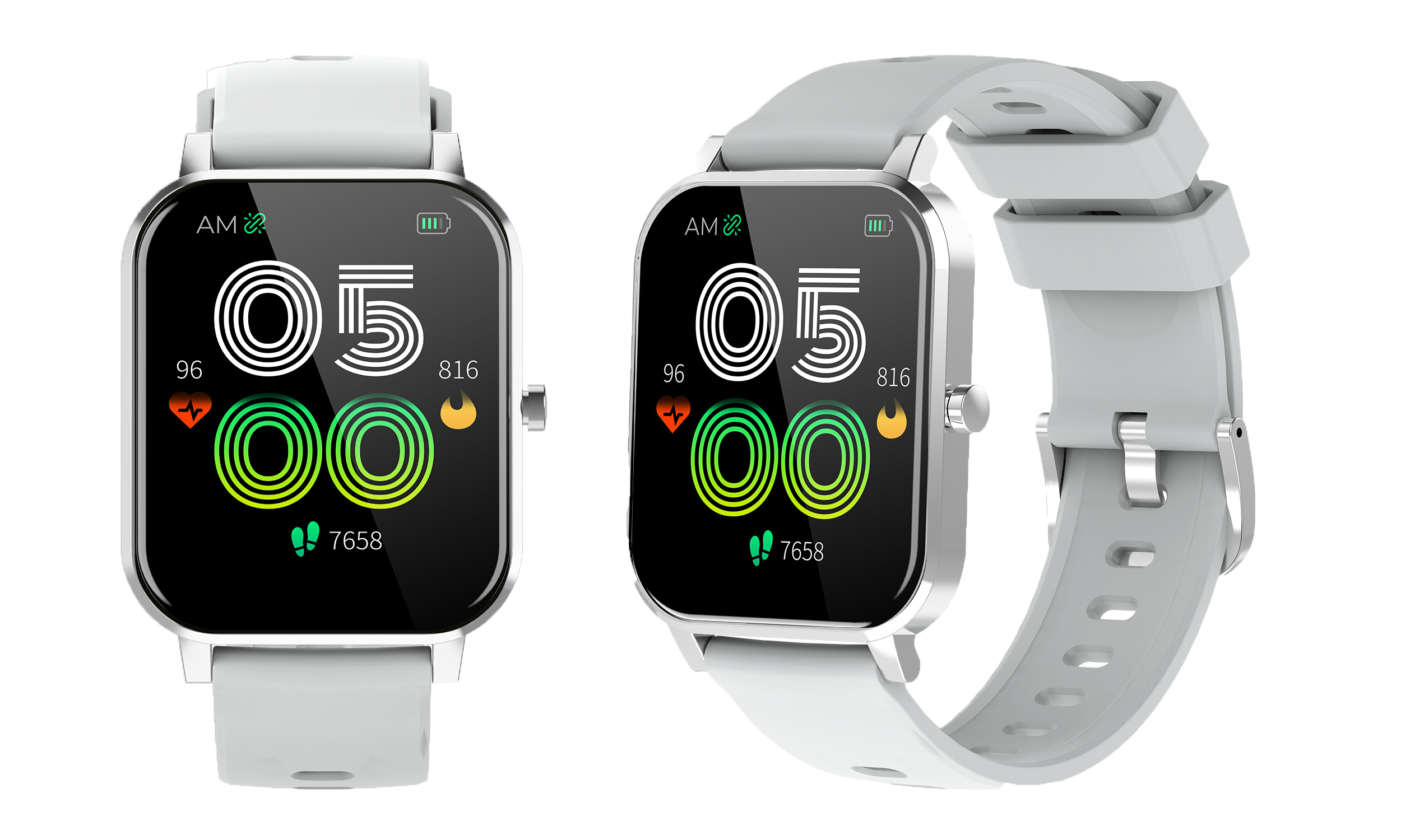 DENVER SW-181 - Intelligente Uhr mit Band - grau - Anzeige 4,3 cm (1.7) - Bluetooth (116111000390) 5706751060526 Viedais pulkstenis, smartwatch DENVER SW-181 - Intelligente Uhr mit Band - grau - Anzeige 4,3 cm (1.7) - Bluetooth (116111000390) 5706751060526 Viedais pulkstenis, smartwatch