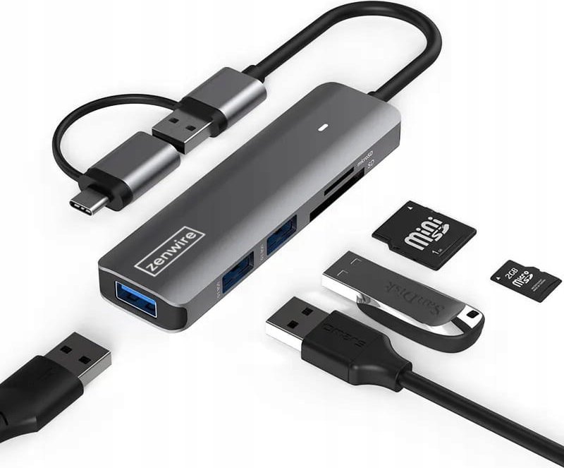 HUB USB Zenwire HUB USB-C 7W1
